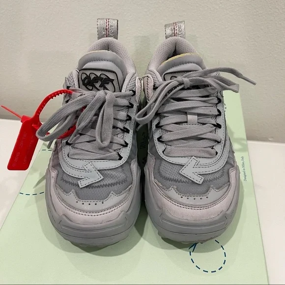 OFF WHITE GRAY SNEAKERS - Picture 8 of 9